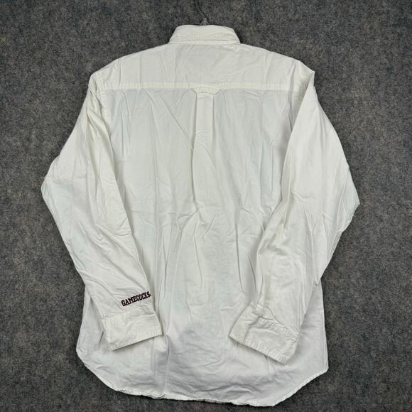 South Carolina Gamecocks Long Sleeve Button Front Shirt White Garnet Large 267 - Picture 6 of 8